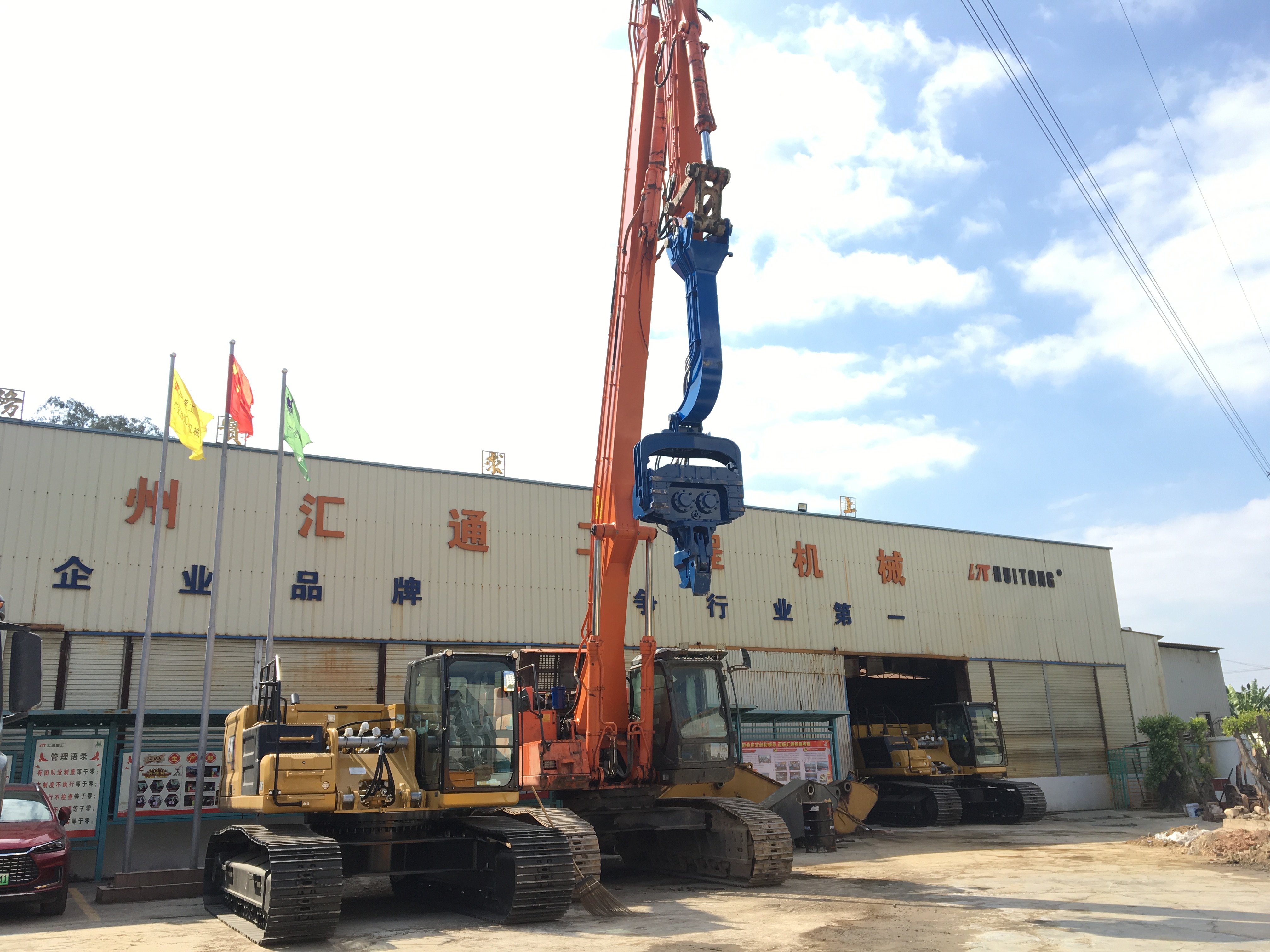 挖掘機(jī)打樁臂、打樁臂、挖掘機(jī)打樁臂廠家
