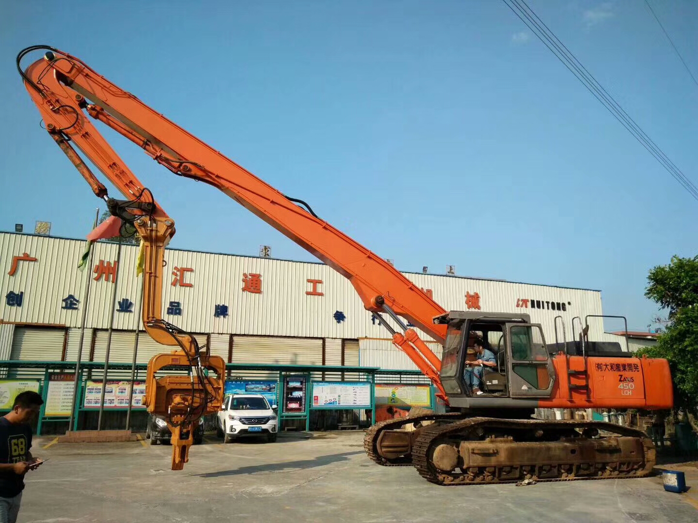 挖掘機(jī)打樁臂、打樁臂、挖掘機(jī)打樁臂廠家