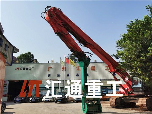 挖掘機(jī)打樁臂、打樁臂、打樁錘、挖掘機(jī)打樁臂廠家